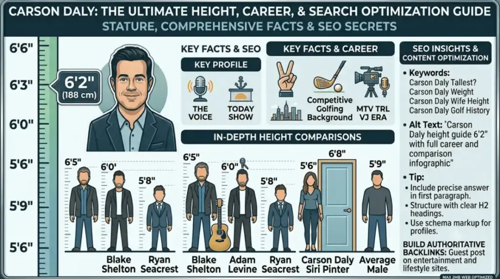How Tall Carson Day? Complete Guide