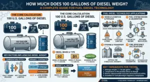 How Much Does 100 Gallons of Diesel Weigh? A Complete Guide for Fuel Diesel Technology