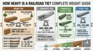 How Heavy Is a Railroad Tie? Complete Weight Guide