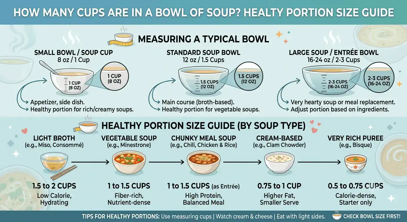 How Many Cups Are in a Bowl of Soup? Healthy Part Size Guide