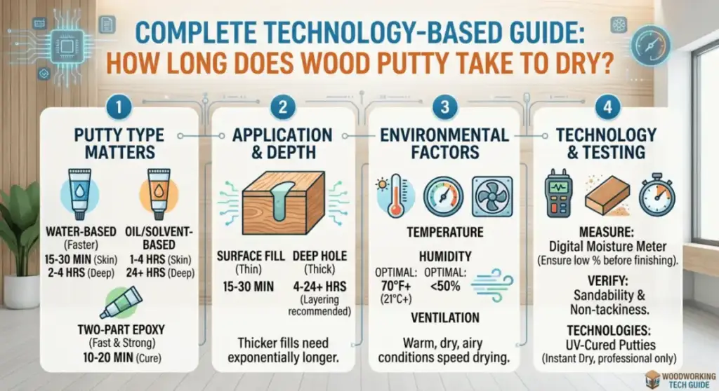 How Long Does Wood Putty Take to Dry? Complete Technology-Based Guide