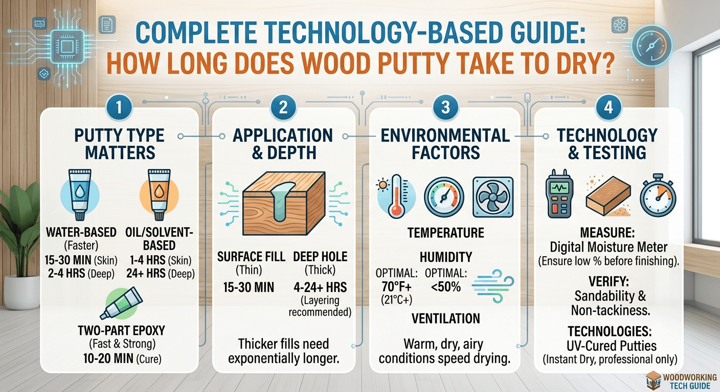 Modern wood putty repair process using advanced woodworking tools and technology