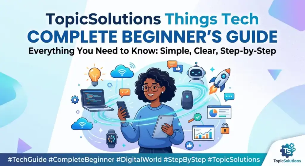 TopicSolutions Things Tech Complete Beginner’s Guide
