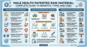 Male Health Patented Raw Material Complete Guide to Benefits Types and Uses