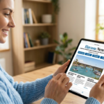 Havasu News E Edition displayed on a tablet and smartphone showing local Lake Havasu news headlines and community updates