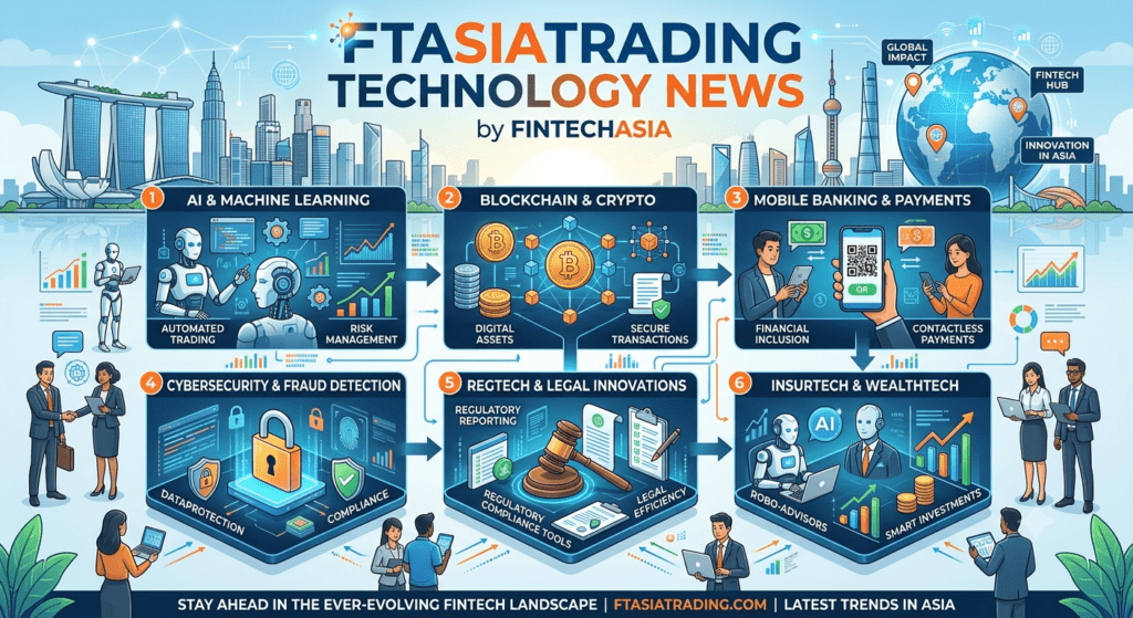 FtAsiaTrading technology news by FintechAsia showing fintech innovation, AI, blockchain, and digital finance technology
