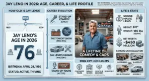 How Old Is Jay Leno? His Age Birthday Career and Life in 2026