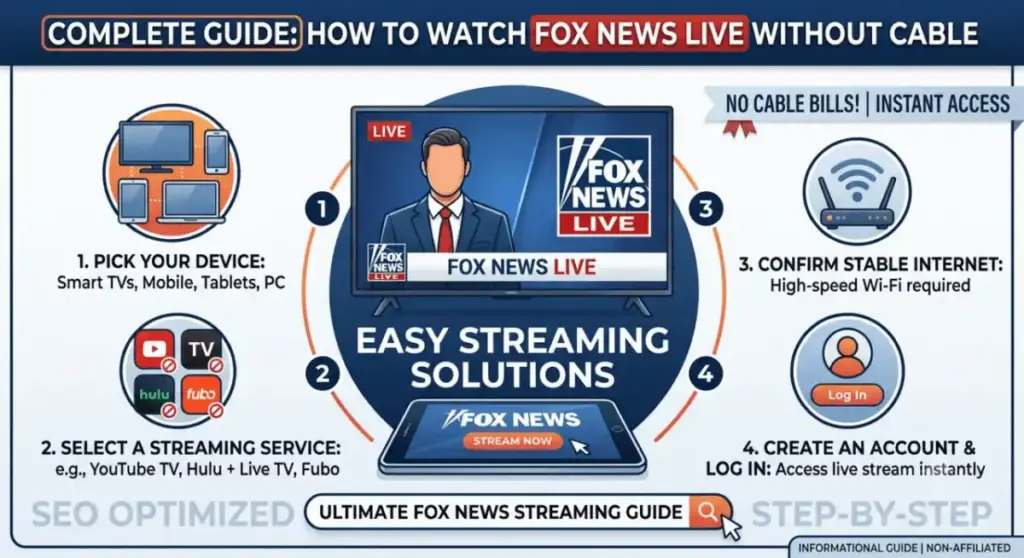 How to Watch Fox News Live Without Cable Easy Streaming Guide Complete Guide