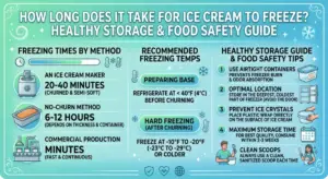 How Long Does It Take for Ice Cream to Freeze? Healthy Storage & Food Safety Guide