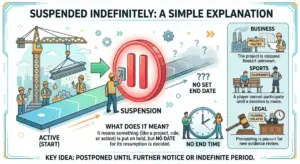 What Does Suspended Indefinite Mean? A Simple Explanation