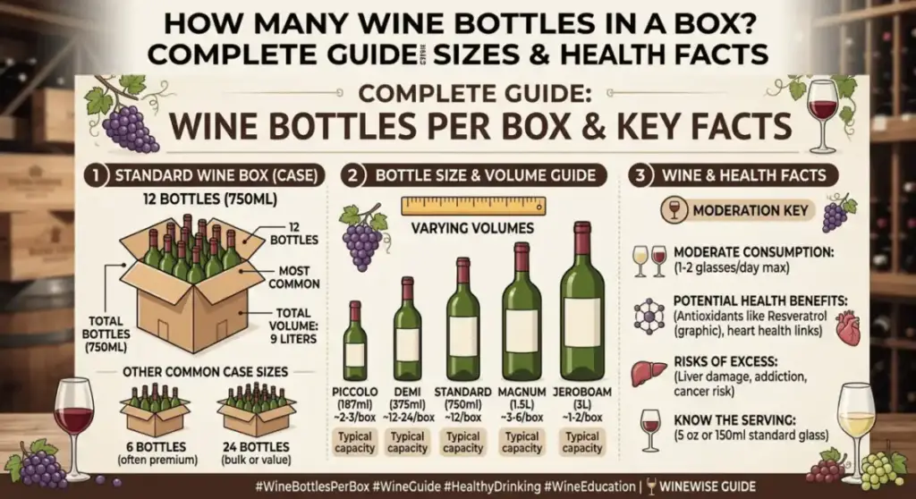 How Many Wine Bottles in a Box? Complete Guide With Sizes and Health Facts