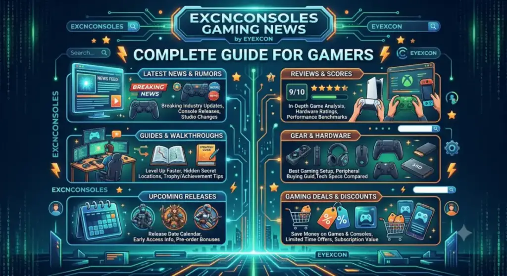 ExcnConsoles Gaming News by Eyexcon Complete Guide for Gamers