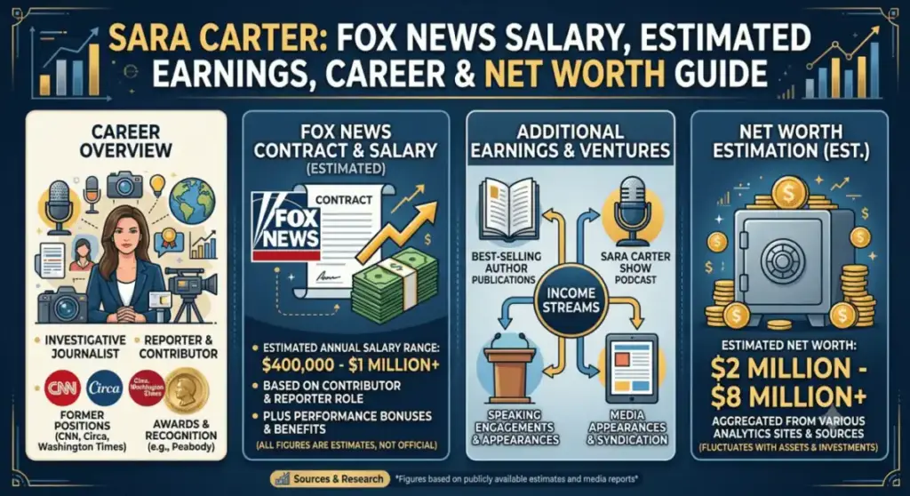 Sara Carter Fox News Salary Estimated Earnings Career and Net Worth Guide