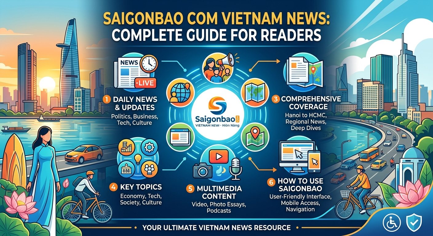 Alt Text: Person reading Vietnam news updates on a smartphone while viewing the latest headlines, business news, travel information, and current events from Vietnam.