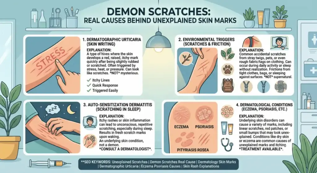Demon Scratches Real Causes Behind Unexplained Skin Marks