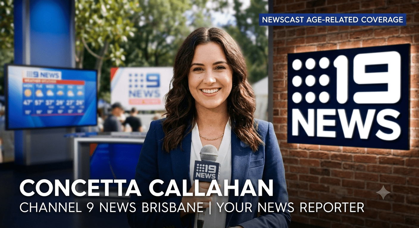 Concetta Callahan Channel 9 News anchor presenting evening news in a television studio