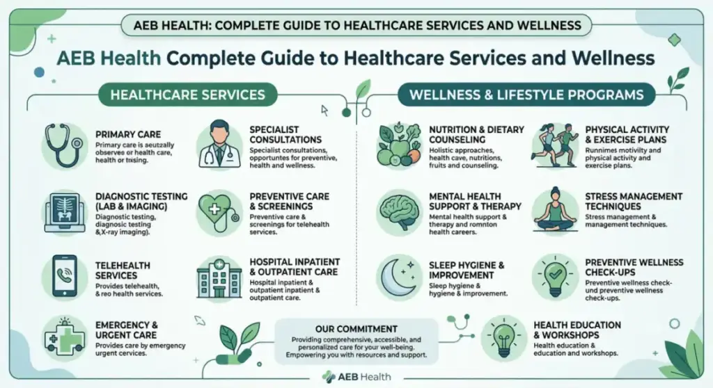 AEB Health Complete Guide to Healthcare Services and Wellness