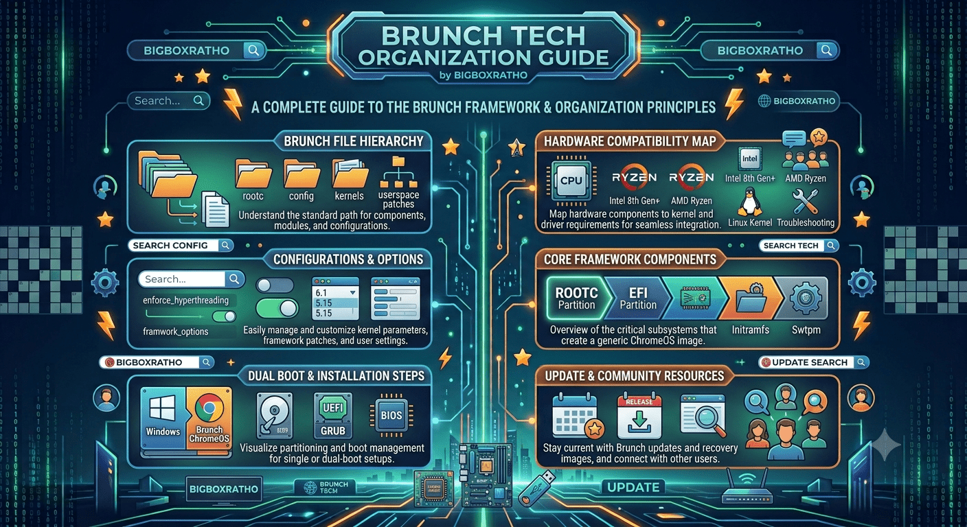 Brunch Tech Organization Principles Bigboxratho showing modern technology organization and digital innovation