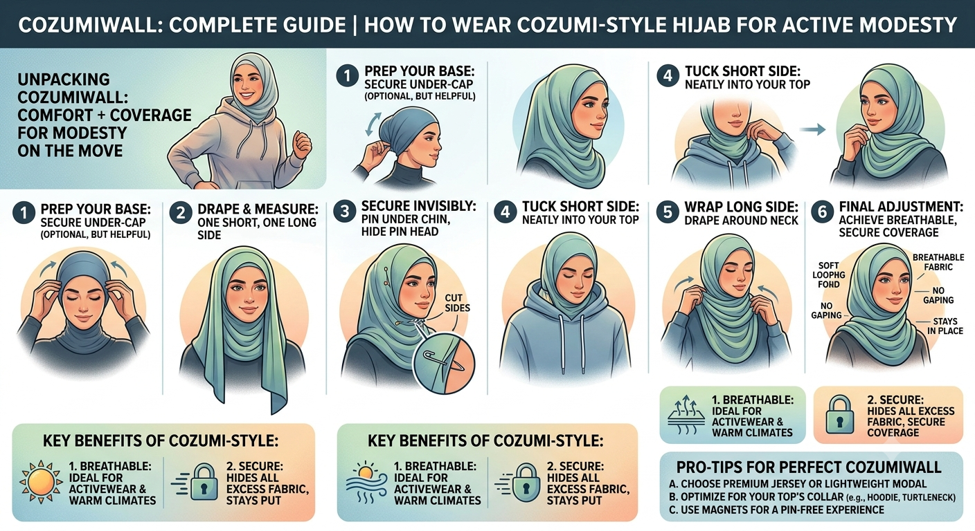 Proper way to wear cozumiwall with a comfortable fit and correct positioning for daily use
