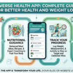 Reverse Health app showing personalized fitness plans, meal guidance, and wellness tracking features