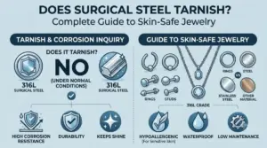 Does Surgical Steel Tarnish? Complete Guide to Skin-Safe Jewelry
