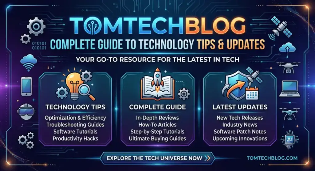 Tech Tomtechblog Complete Guide to Technology Tips Updates