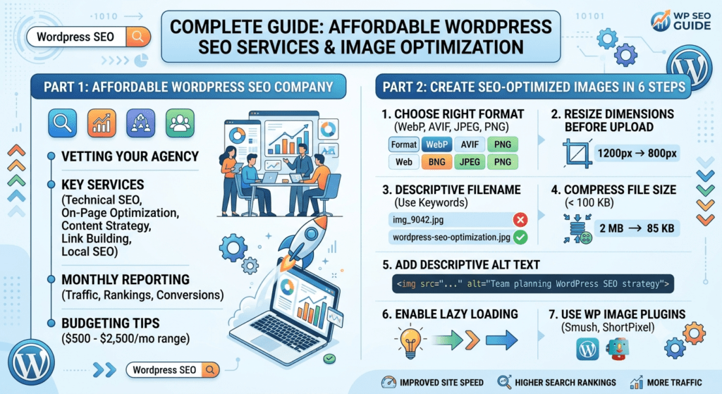 Affordable WordPress SEO company improving website rankings through SEO optimization