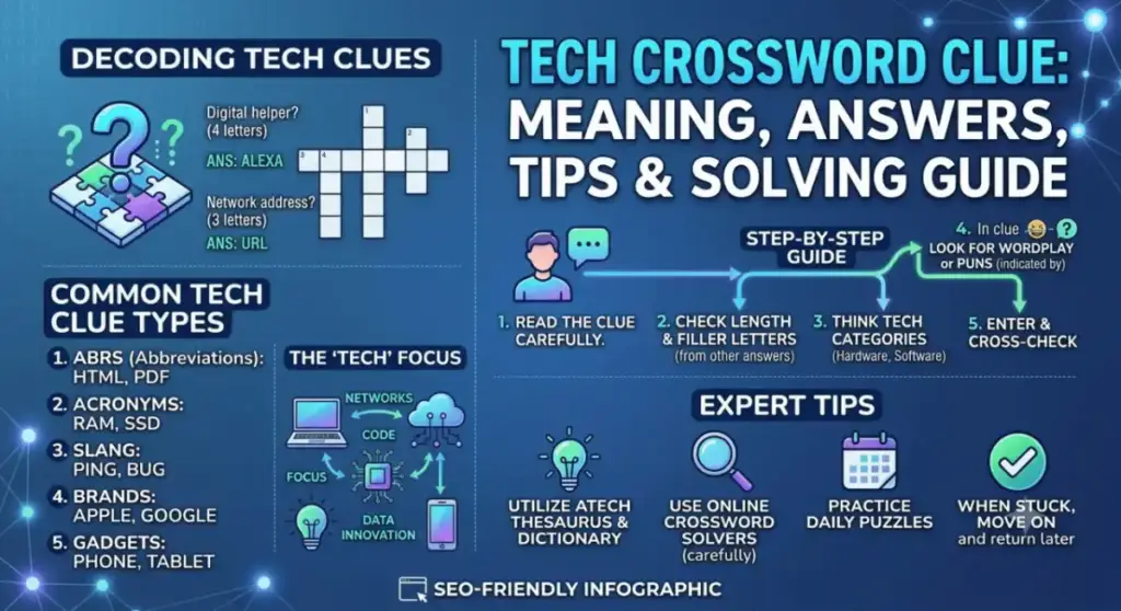 Tech Crossword Clue Meaning Answers Tips and Solving Guide