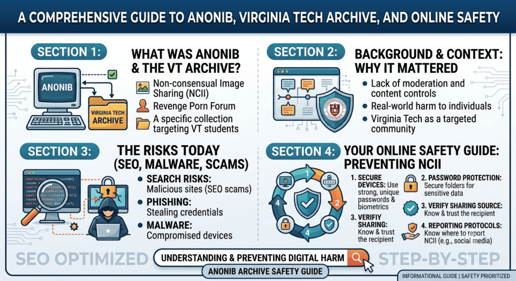 Online privacy protection and cybersecurity awareness with digital security icons