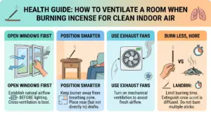 How to Ventilate a Room When Burning Incense A Health Guide for Clean Indoor Air