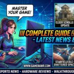 Latest News Gamerawr com complete guide for gamers featuring gaming news updates, esports coverage, game reviews, new releases, and modern gaming technology.
