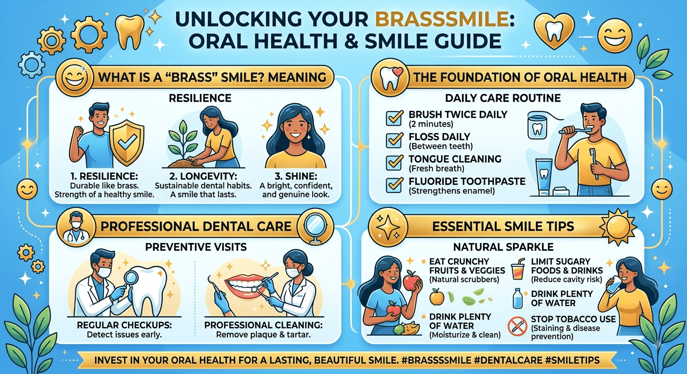 BrassSmile oral health and dental care guide