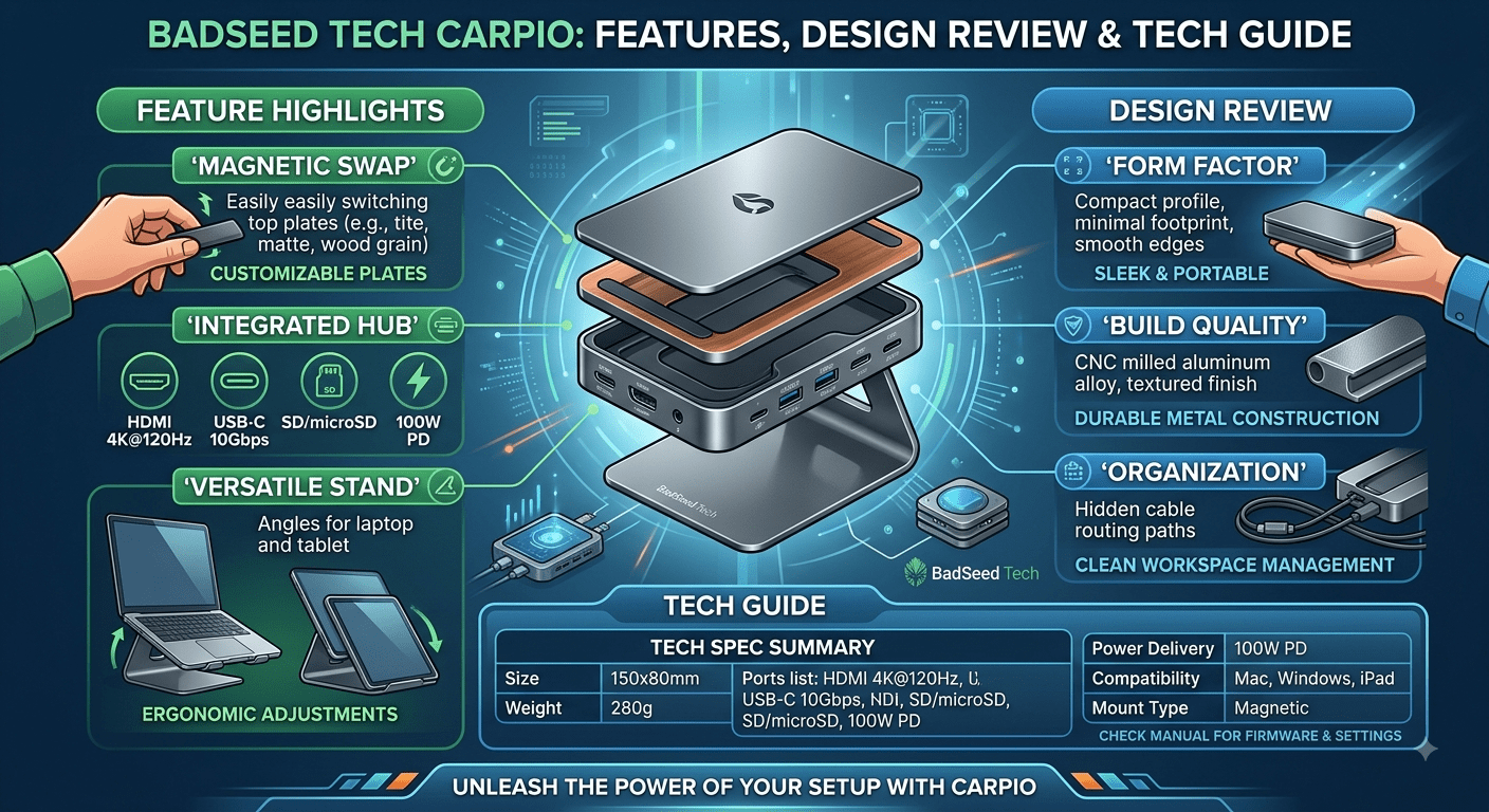 BadSeed Tech Carpio wrist support with a gaming mouse on a computer desk