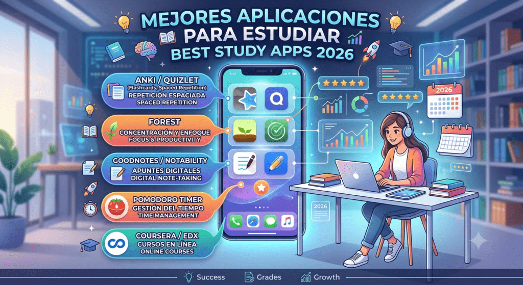 Best study apps for students with digital learning tools and education applications