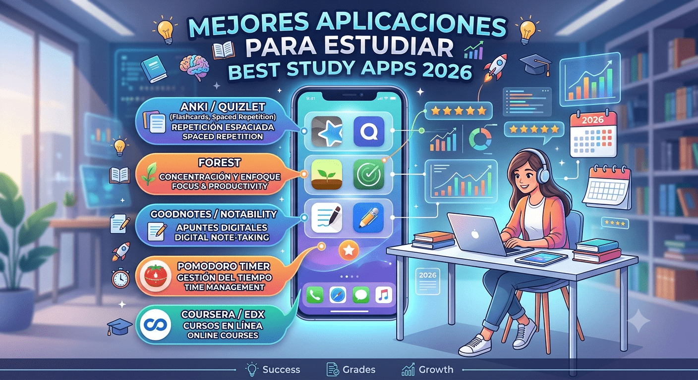 Best study apps for students with digital learning tools and education applications