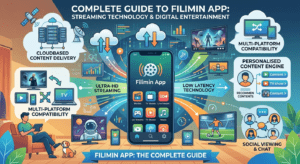 Filimin App streaming technology interface on a mobile device