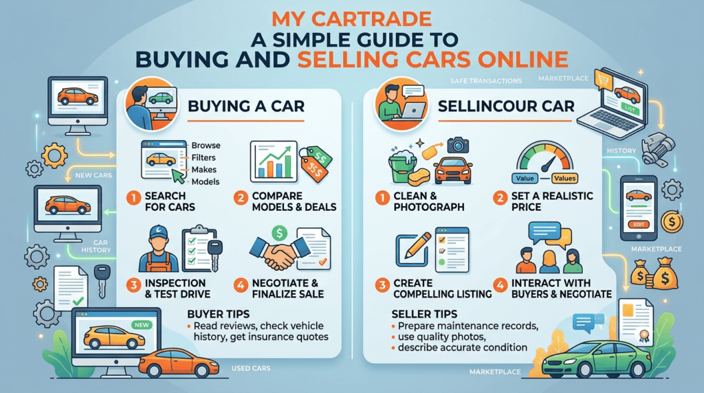 My CarTrade online platform for buying and selling new and used cars