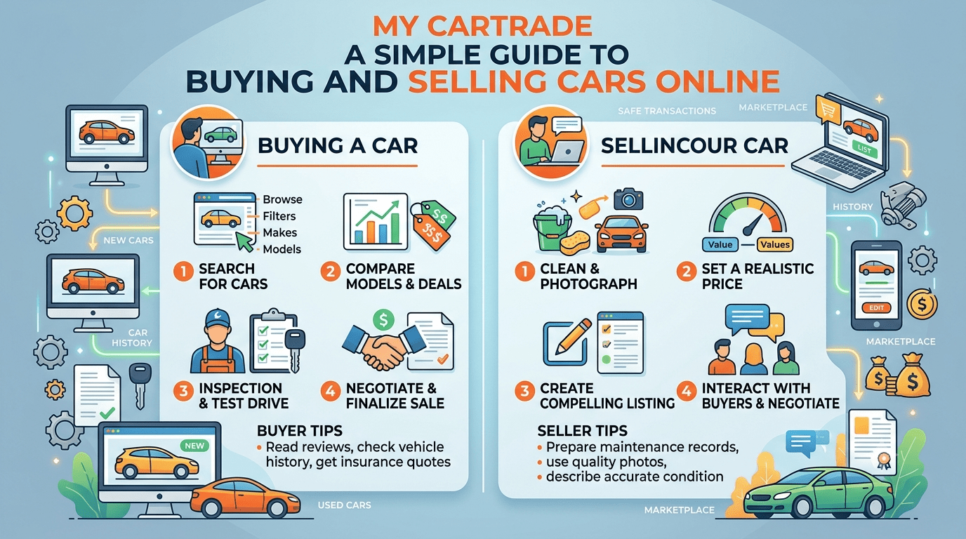 My CarTrade online platform for buying and selling new and used cars