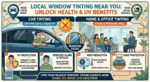 Window Tinting Near Me Health and UV Benefits