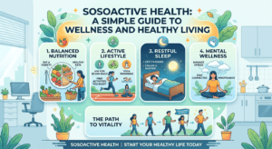 SosoActive health and wellness guide with healthy lifestyle tips