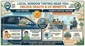 Window Tinting Near Me Health and UV Benefits